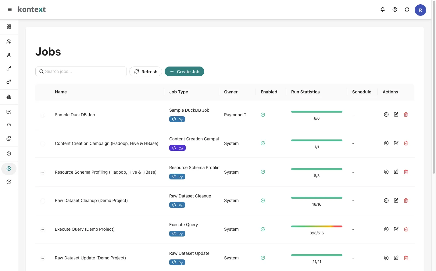 Kontext Serverless Job Framework