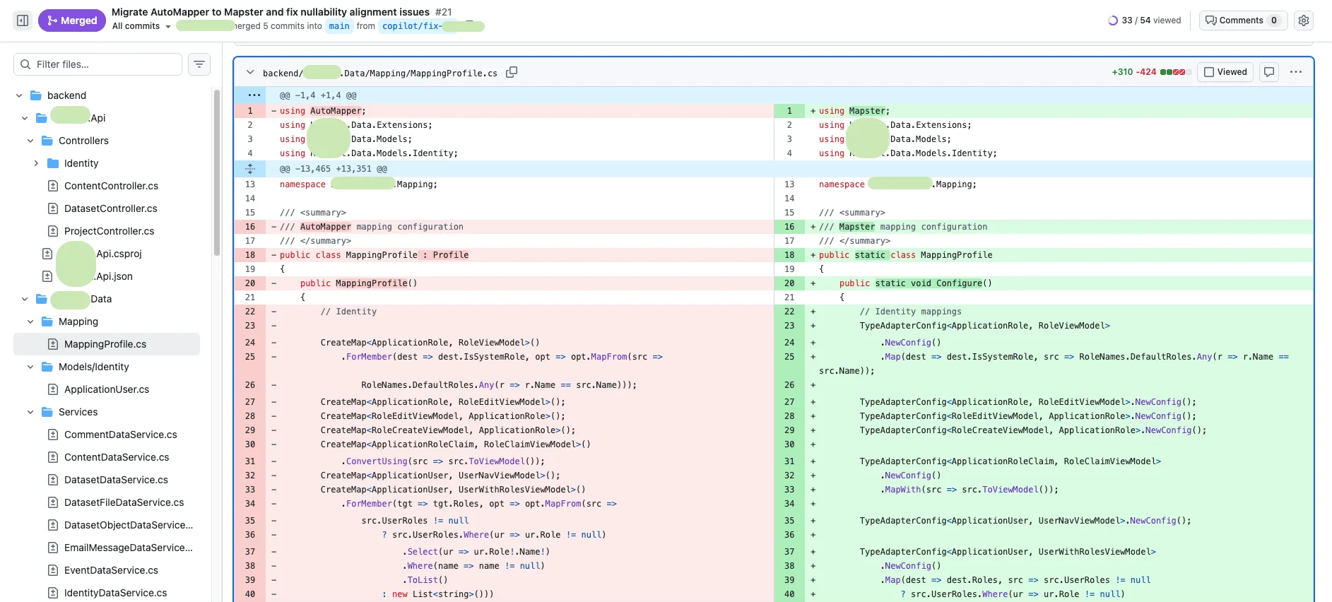 PR Example Generated by Copilot Agent
